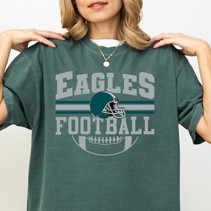 Vintage Philadelphia Football T-Shirt, Comfort Colors Philly Eagles Shirt, Eagles Super Bowl Champions Shirt, Sunday Birds Football Outfit
