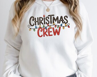 Christmas Crew Shirt, Christmas Lights Sweatshirt, Christmas Lights T-Shirt, Christmas Crew Sweater, Cute Christmas Shirt, Christmas Gift