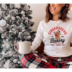 Gingerbread Bakery Shirt, Gingerbread Christmas T-Shirt, Gingerbread Man Shirt, Cookie Tasting Shirt, Funny Gingerbread Shirt