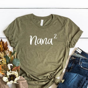 Nana Square Shirt, Mimi Shirts, Grandma life Shirt, Nana 2, Shirts for Grandma, Mothers Day Gift, Cool Grandma Tee, Grandma Christmas Gift