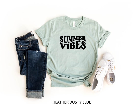 Summer Vibes T-shirt, Funny Summer Shirt, Boho Shirt, Beach Shirt, Women Vacation Shirt, Trip Tee, Summer Apparel, Mama Summer Tee