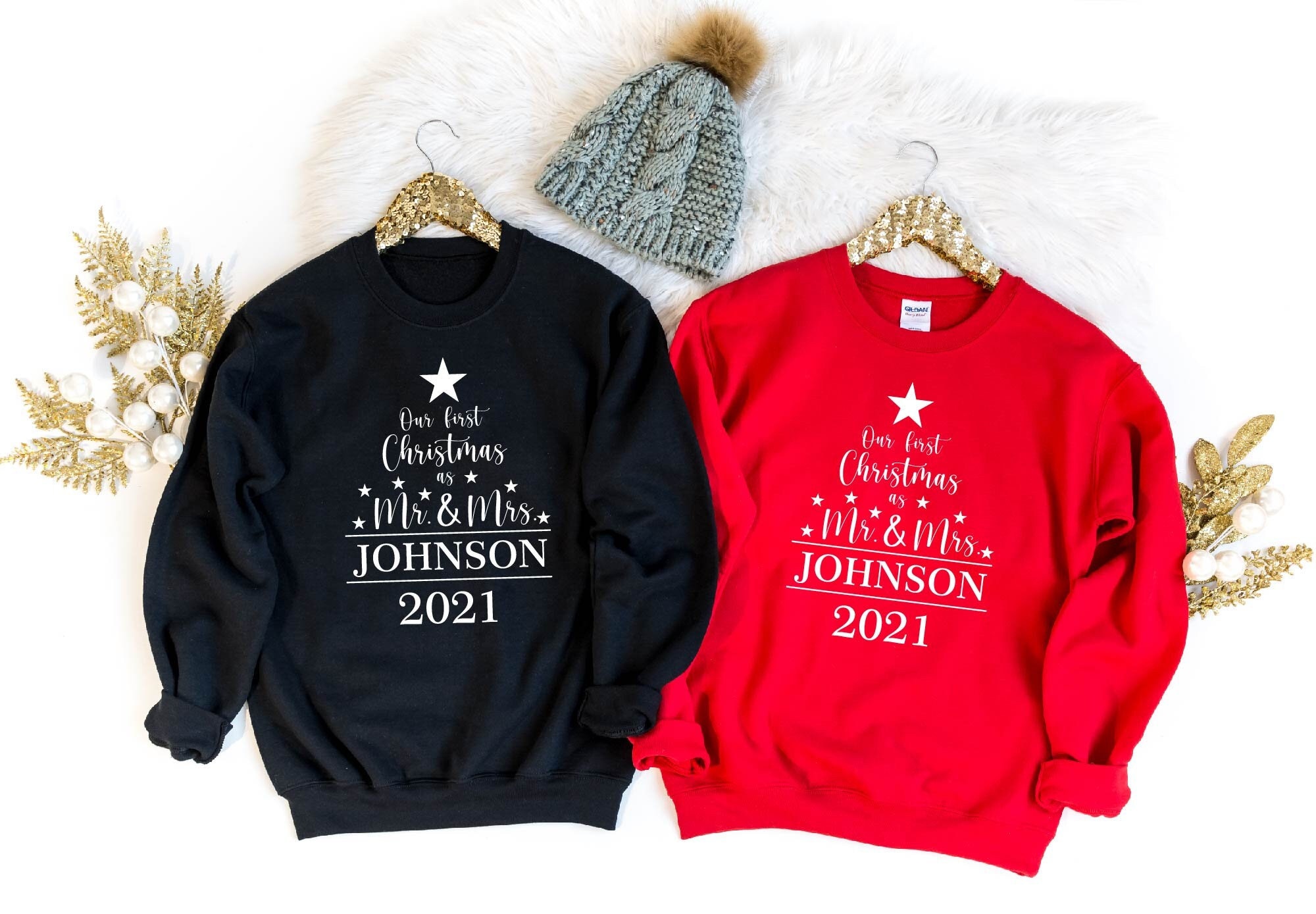 First Christmas Married Sweater - Etsy