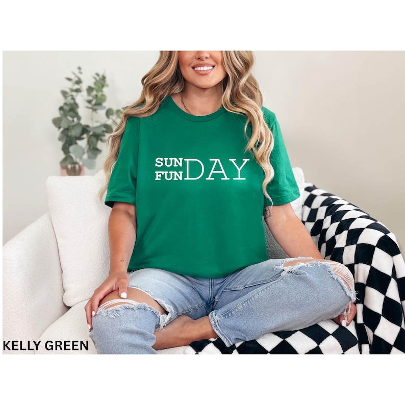 Sunday Funday shirt, Funny Sunday Funday Party T-Shirt, Sunday Funday T-shirt, Shirt Relax Chill Weekend T-shirt, Weekend Tee, Sunday Shirt image 1