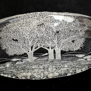 Walther glass platter - Etsy 日本
