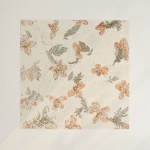 Papier prasowany Dry Flower Handmade Organic 70 GSM - Brązowy (Na arkusz, 4 rozmiary)