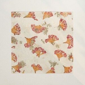 Papier prasowany Dry Flower Handmade Organic 70 GSM - Ciemny róż (na arkusz, 4 rozmiary)