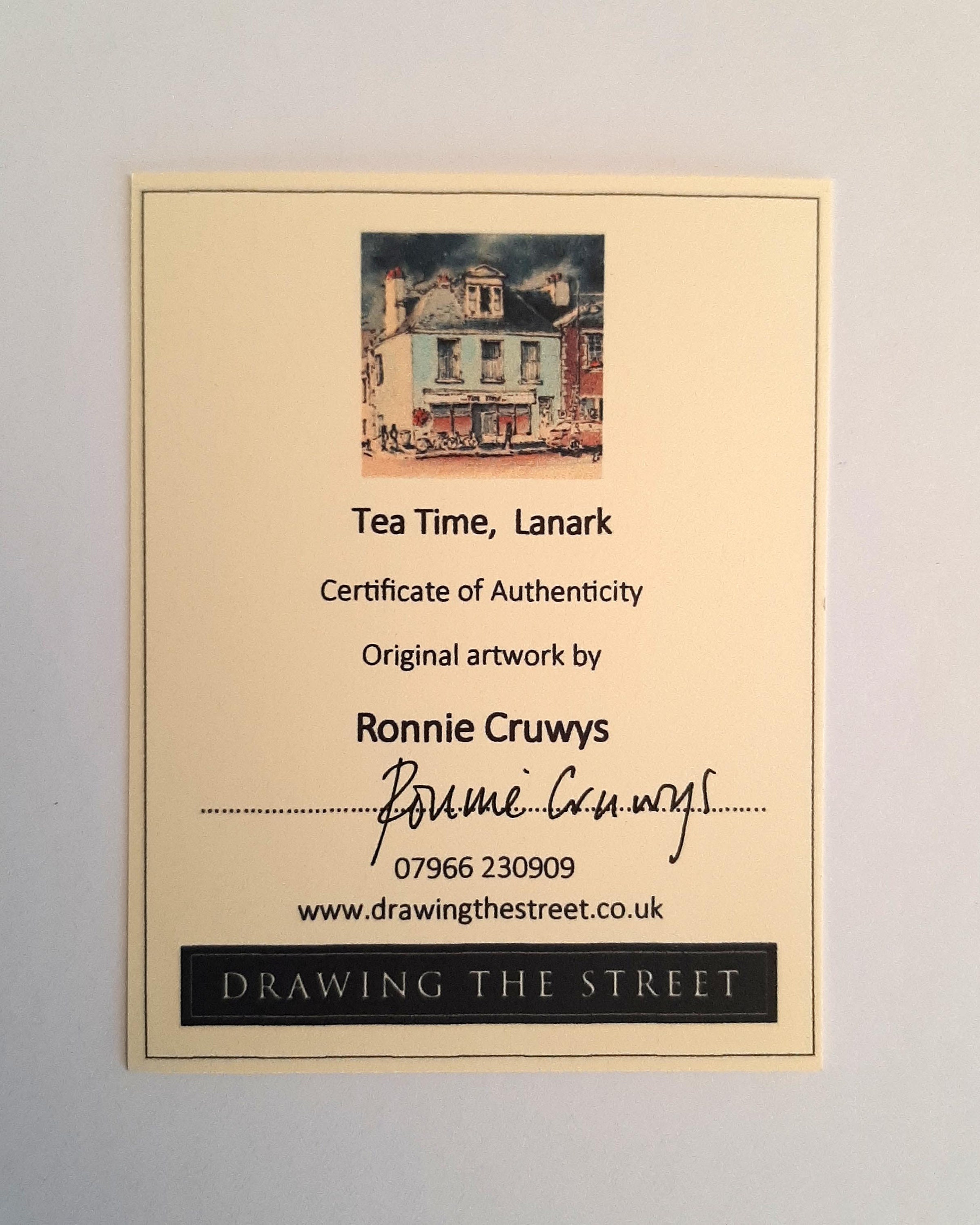 Original Art of 'tea Time' Lanark Etsy