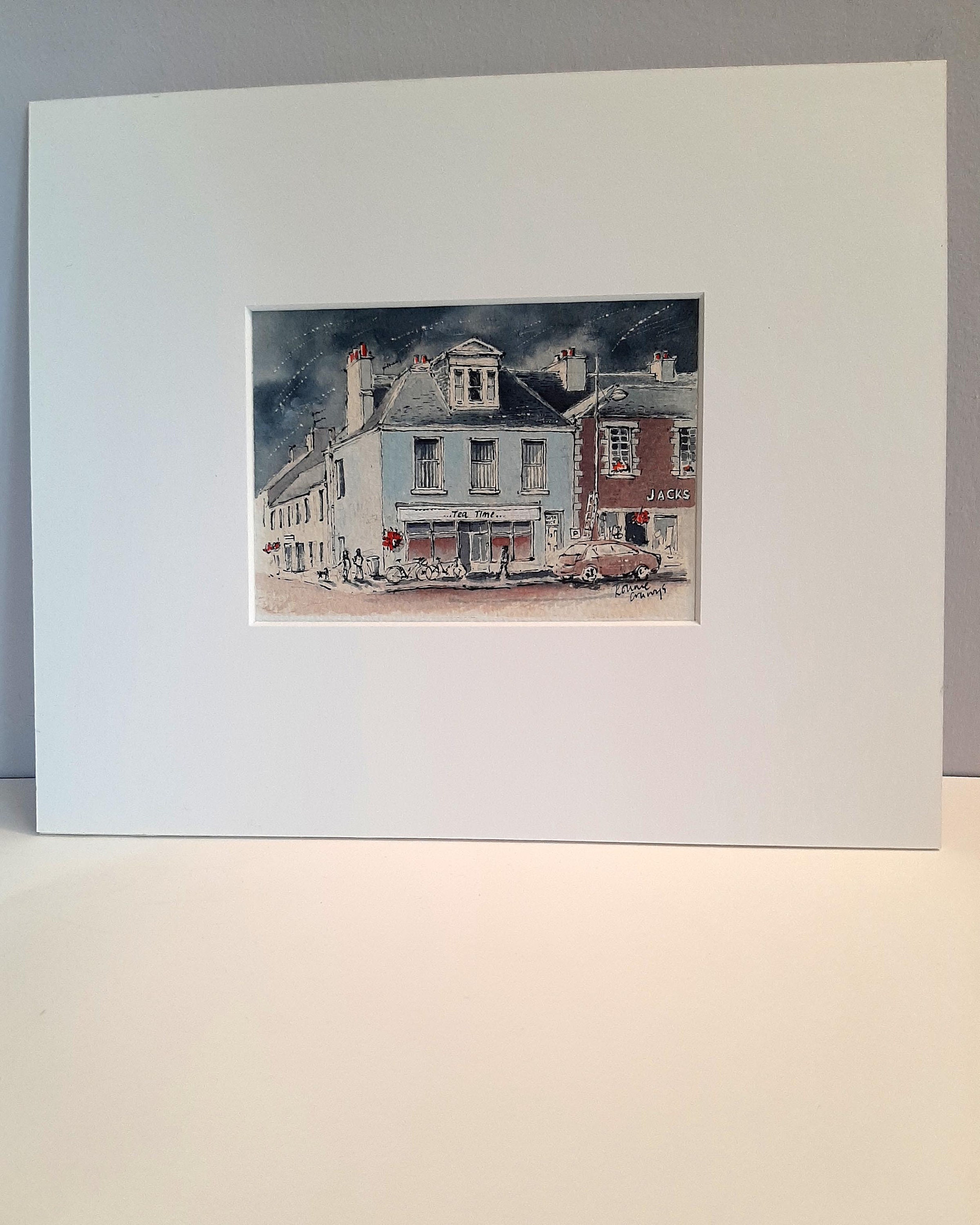 Original Art of 'tea Time' Lanark Etsy