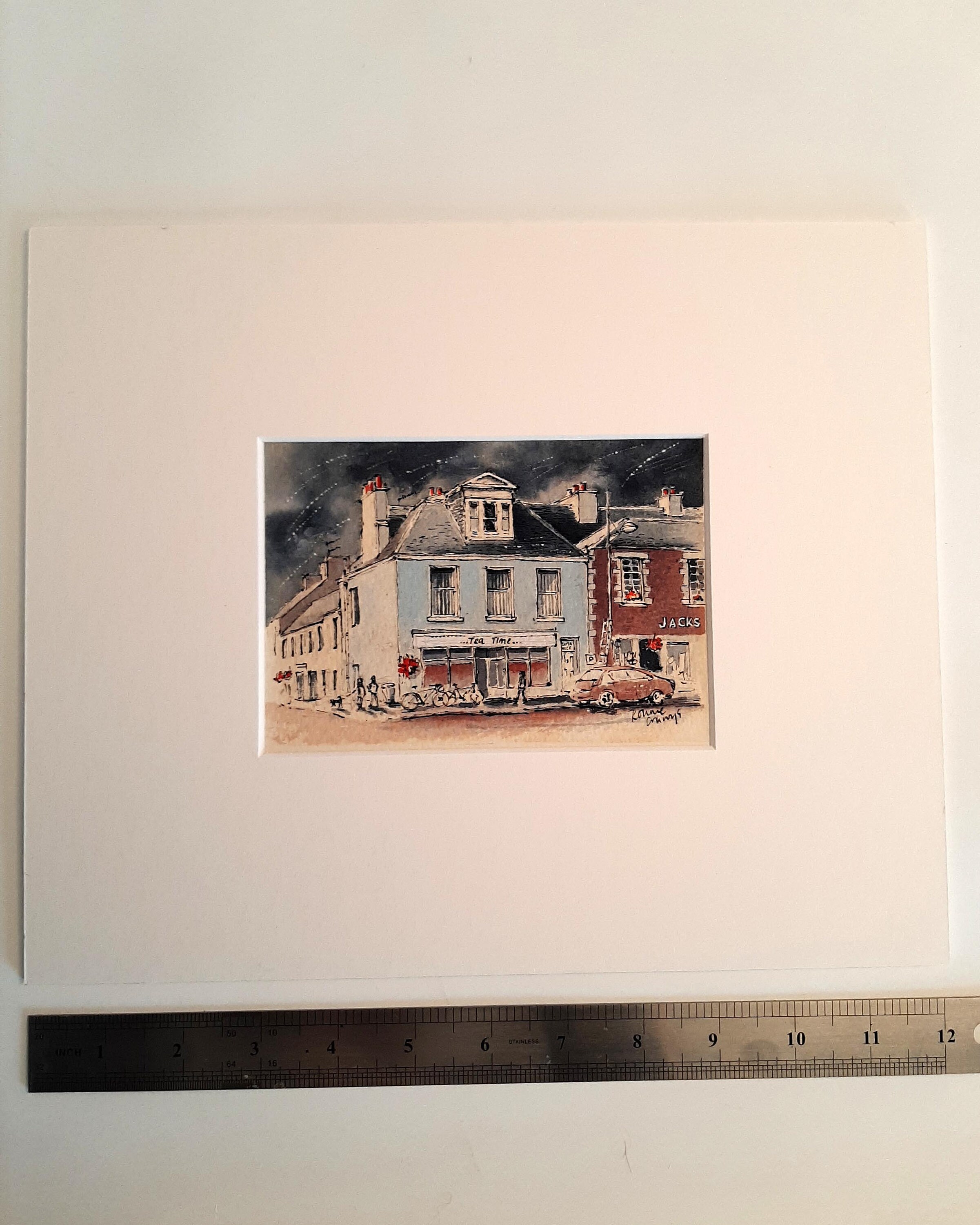 Original Art of 'tea Time' Lanark Etsy