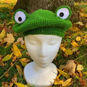 Crochet Froggy Beret