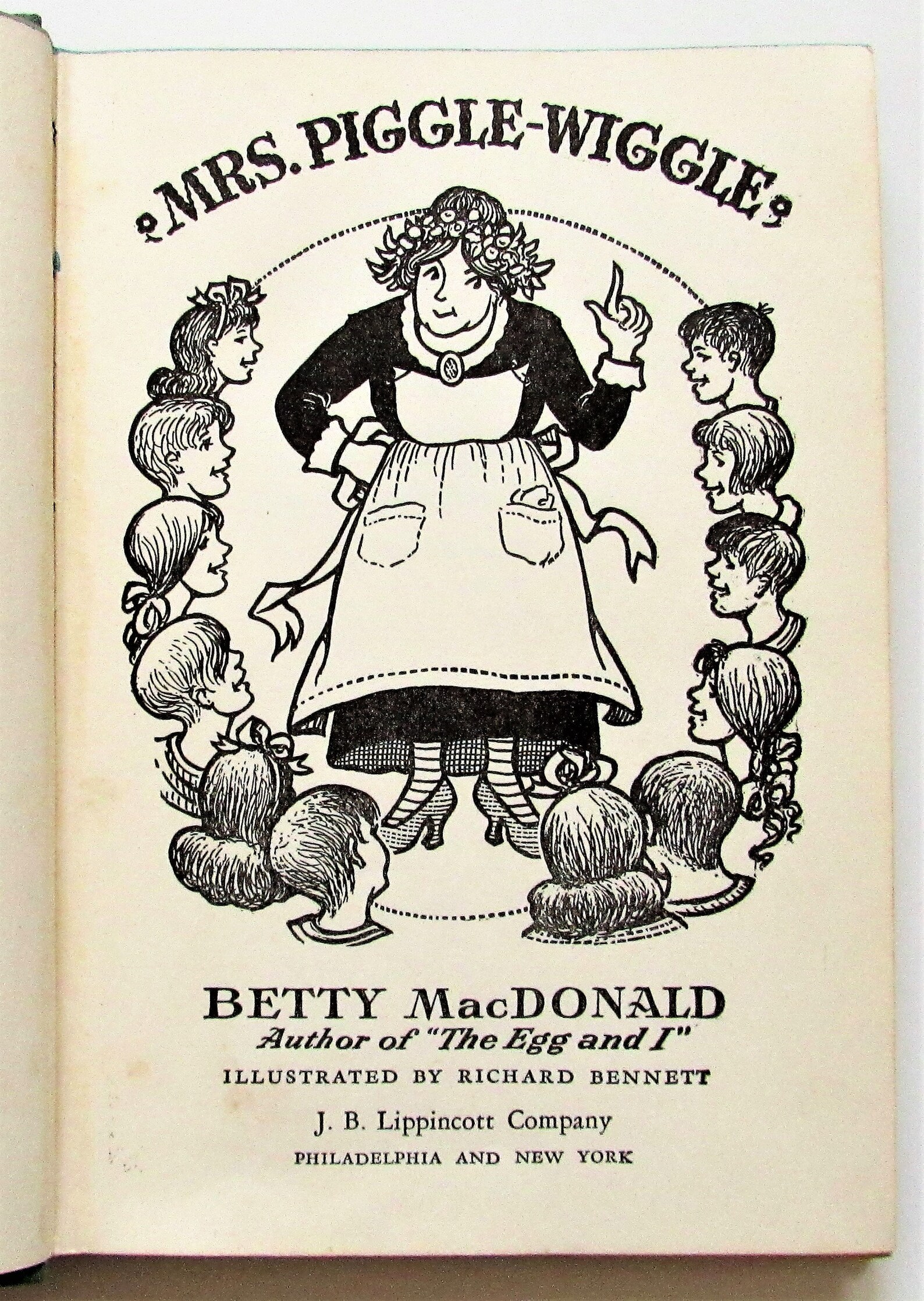 MRS PIGGLE WIGGLE 1st Edition 1947 Etsy