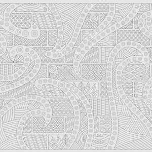 BlackWork Pattern PDF - The Wall / Download istantaneo / Pattern punto indietro / Ricamo BlackWork PDF / BlackWork contato / Download digitale