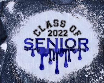 Clase de 2022 Senior PNG / Graduado 2022 PNG / Senior 2022 / Graduación PNG / Diseño de sublimación descargable