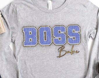 Boss Babe PNG | Kunstbuchstaben PNG | Sublimation Download