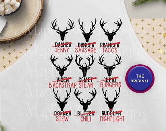 Reindeer Meat svg / Christmas svg / Reindeer Butcher svg / Funny Christmas svg / Christmas Sublimation / downloadable files