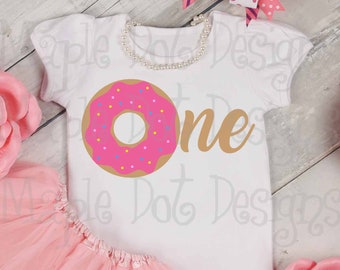 Sweet One svg, birthday donut svg, birthday svg, first birthday svg, downloadable PNG & SVG Cut file! Perfect for htv, vinyl, waterslide