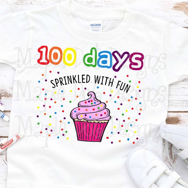 100 Days Sprinkled With Fun SVG | 100th Day of School SVG | Downloadable