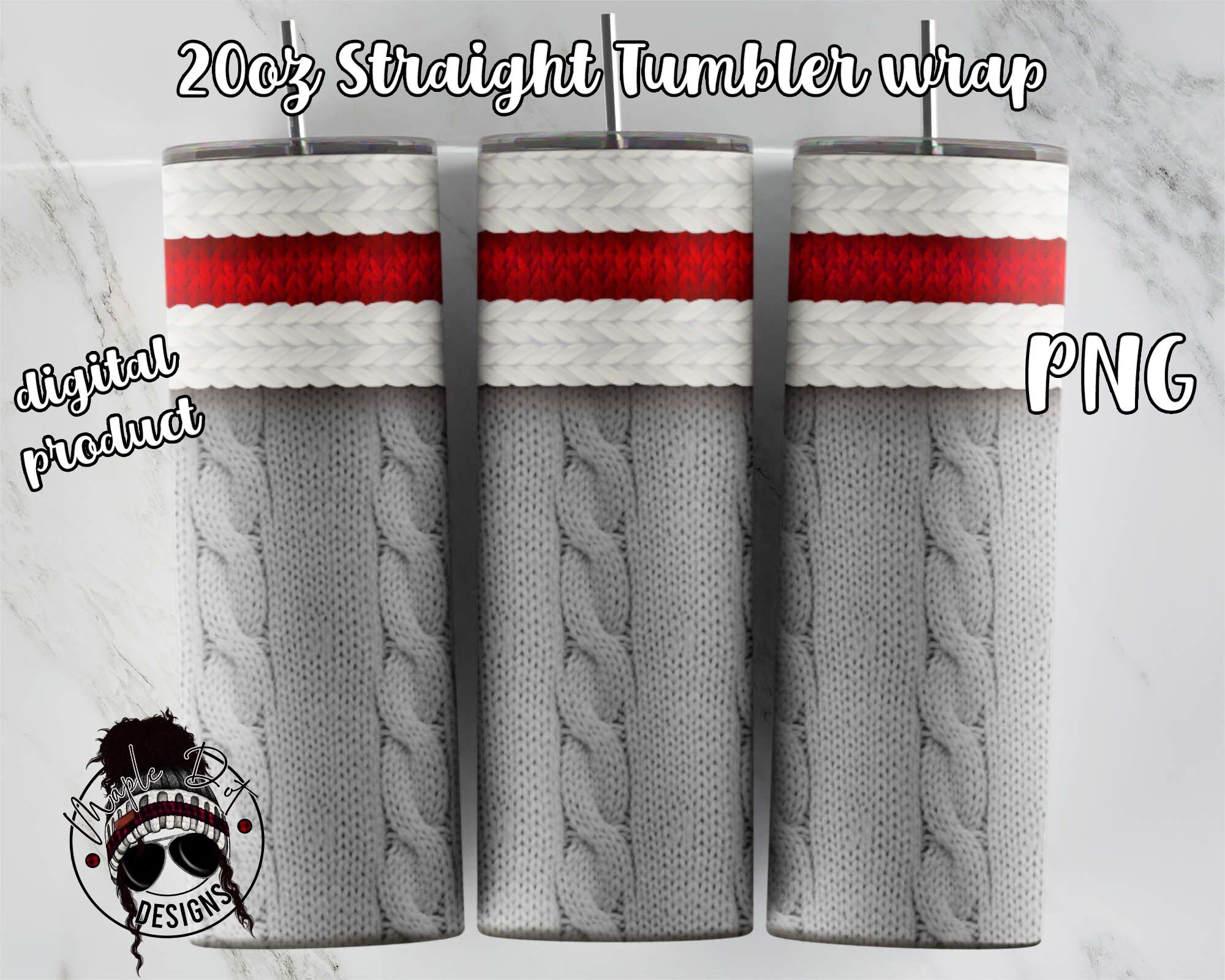 Wool Sock Tumbler Wrap 20oz Straight Tumbler Wrap Winter Etsy