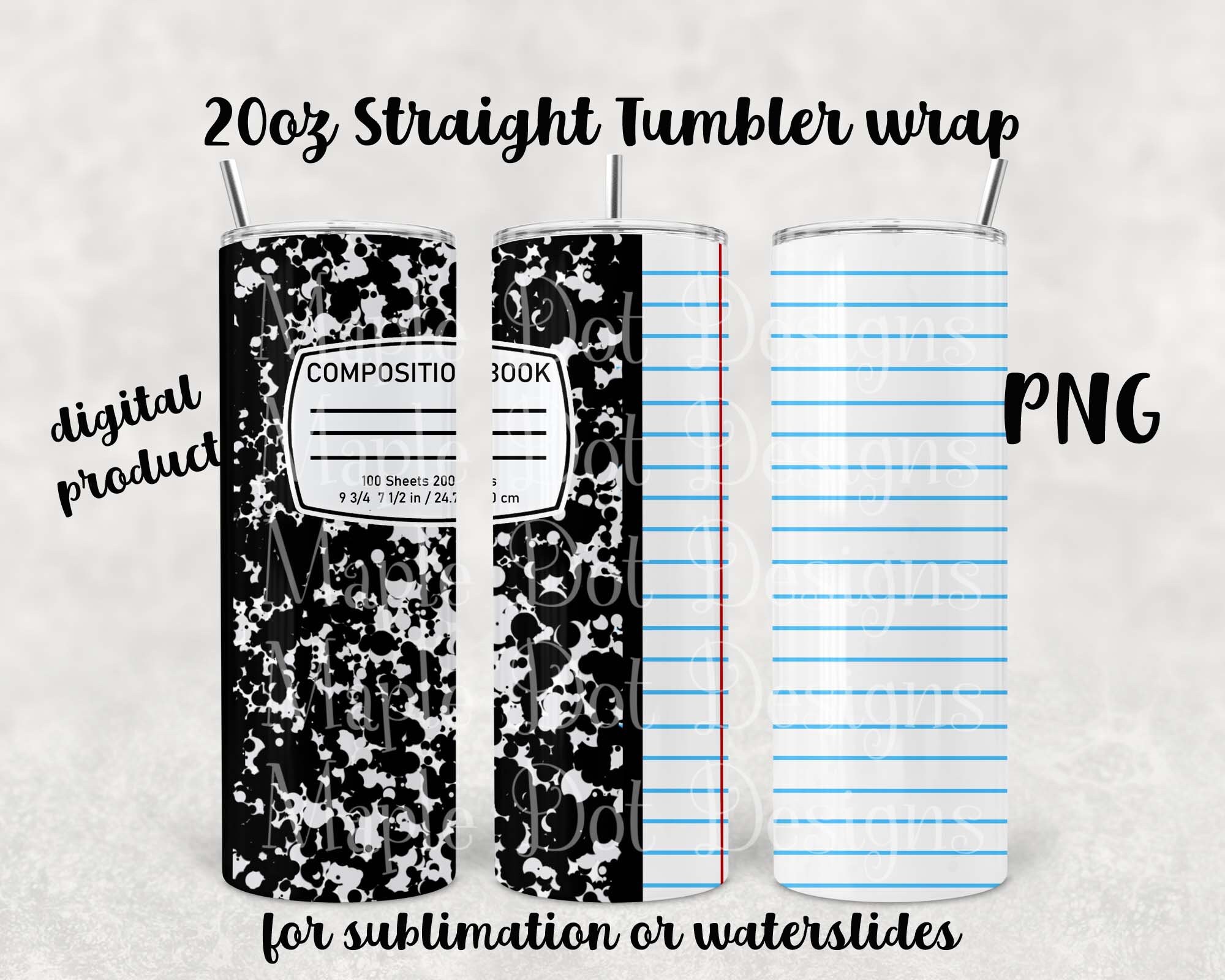 Teacher Affirmations 20 oz Skinny Tumbler Wrap Sublimation Tumbler, Bo –  Simply Perfect Designs