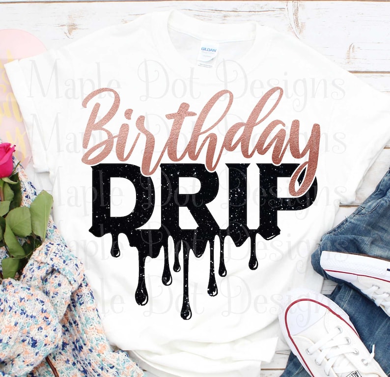 Download Birthday Drip svg Melanin svg Afro Queen Birthday svg | Etsy