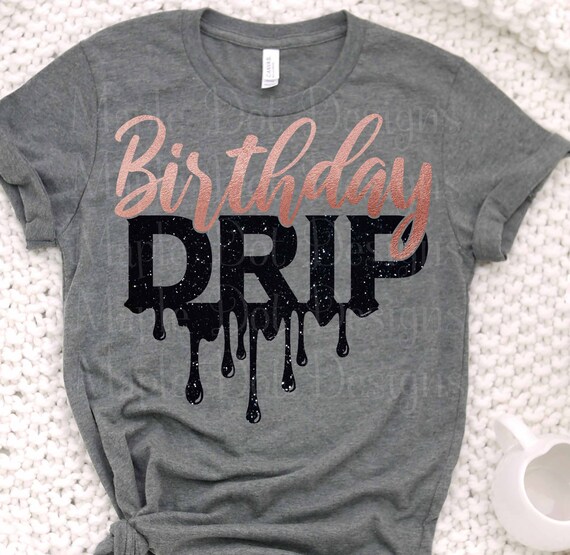 Download Birthday Drip svg Melanin svg Afro Queen Birthday svg | Etsy