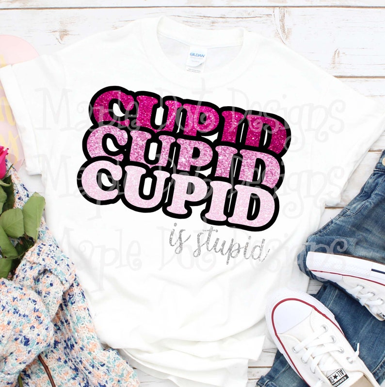 Download Cupid is Stupid svg stupid cupid svg anti valentine svg | Etsy