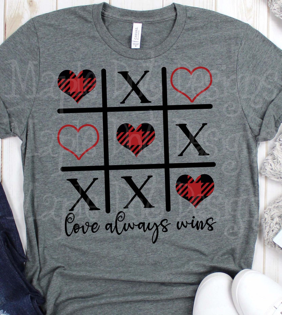 Valentine SVG | Valentines Day SVG | Valentine Tic Tac Toe SVG | Plaid ...