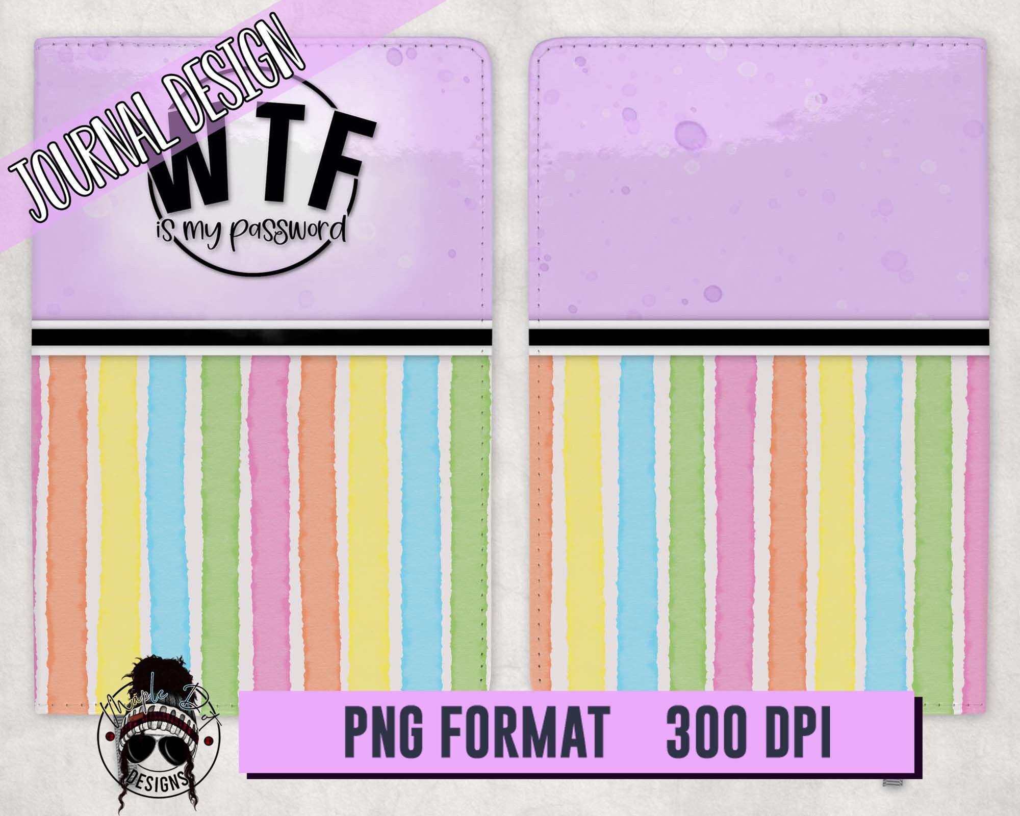 WTF is mijn wachtwoord, png voor tijdschriftomslagen | Notitieboekontwerp | Sublimatieontwerp tijdschriftomslag