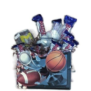 Sports Candy Arrangement Gift Box