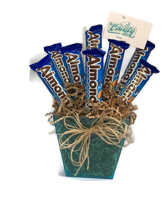 Almond Joy Bouquet Candy Arrangement - Etsy