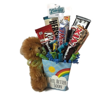 Feel Better Soon Candy Arrangement