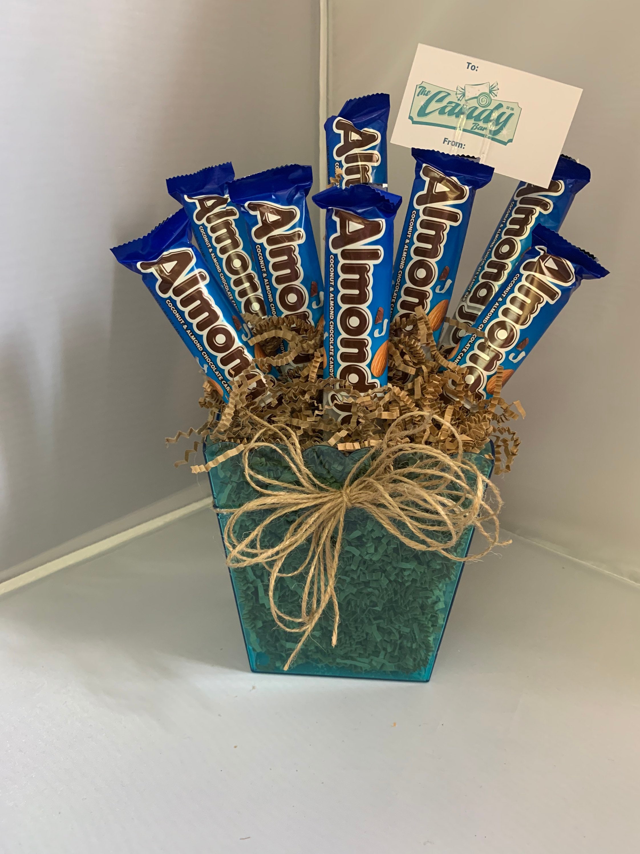 Almond Joy Bouquet Candy Arrangement - Etsy