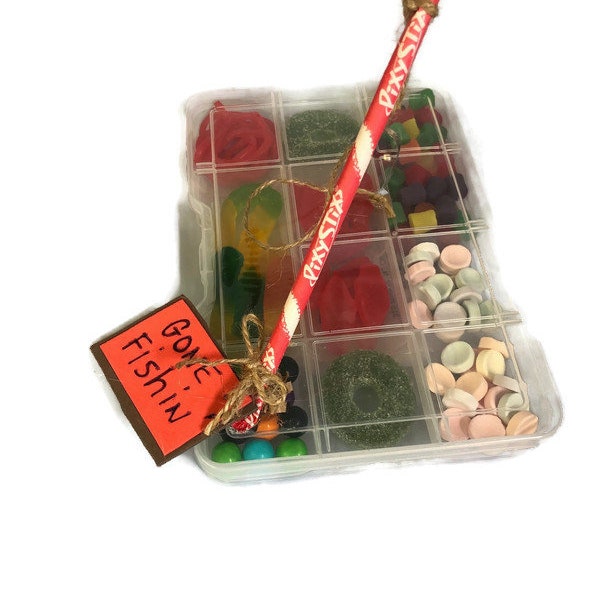 Small Tacklebox Candy Arrangement