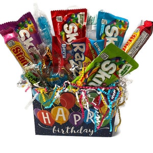 Happy Birthday Candy Arrangement Gift Box