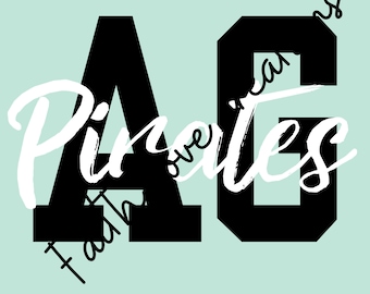 AG piartes, ash grove, black and white, svg png file, digital file only