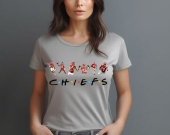 Chiefs shirt, KC shirt, chiefs friends design shirt, white or black font