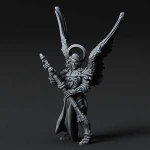 Deva Male miniature for Dungeons and Dragons | Pathfinder