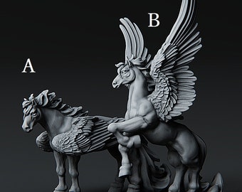 Horse Miniature for Dungeons and Dragons | Etsy