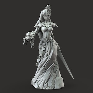 Gilded Golem model for Dungeons and Dragons | Pathfinder