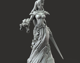 Modelo de Gólem Dorado para Dungeons and Dragons / Pathfinder