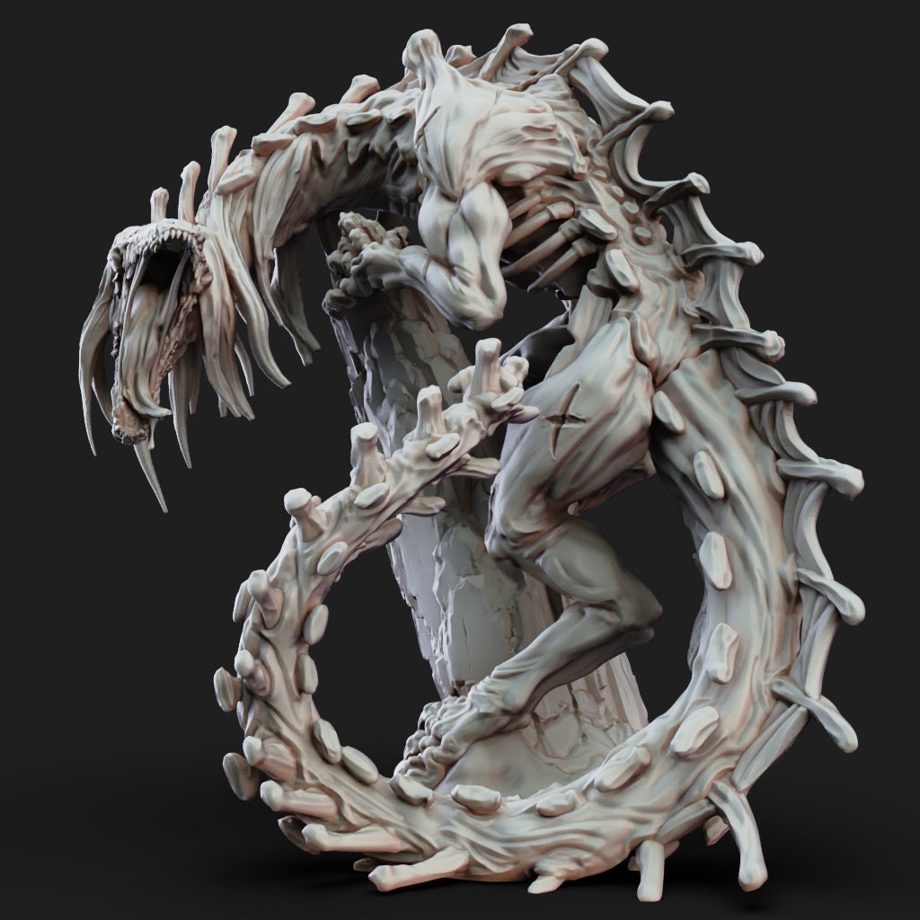 SCP-682 hard-to-destroy Reptile Model for Dungeons 