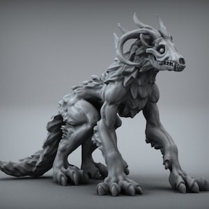 Wendigo Miniature for Dungeons and Dragons