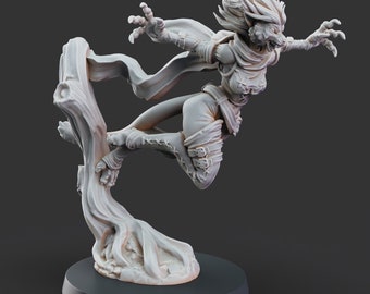 Tabaxi Rogue "Asha" Modell für Dungeons and Dragons