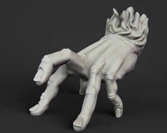 Living Hand model for Dungeons and Dragons