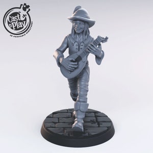 Bard miniature for Dungeons and Dragons