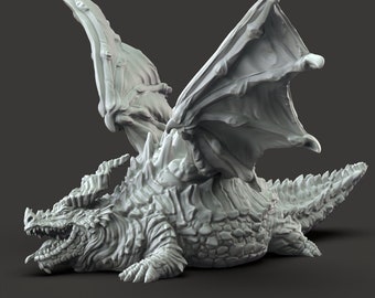 Themberchaud the Red Dragon model for Dungeons and Dragons