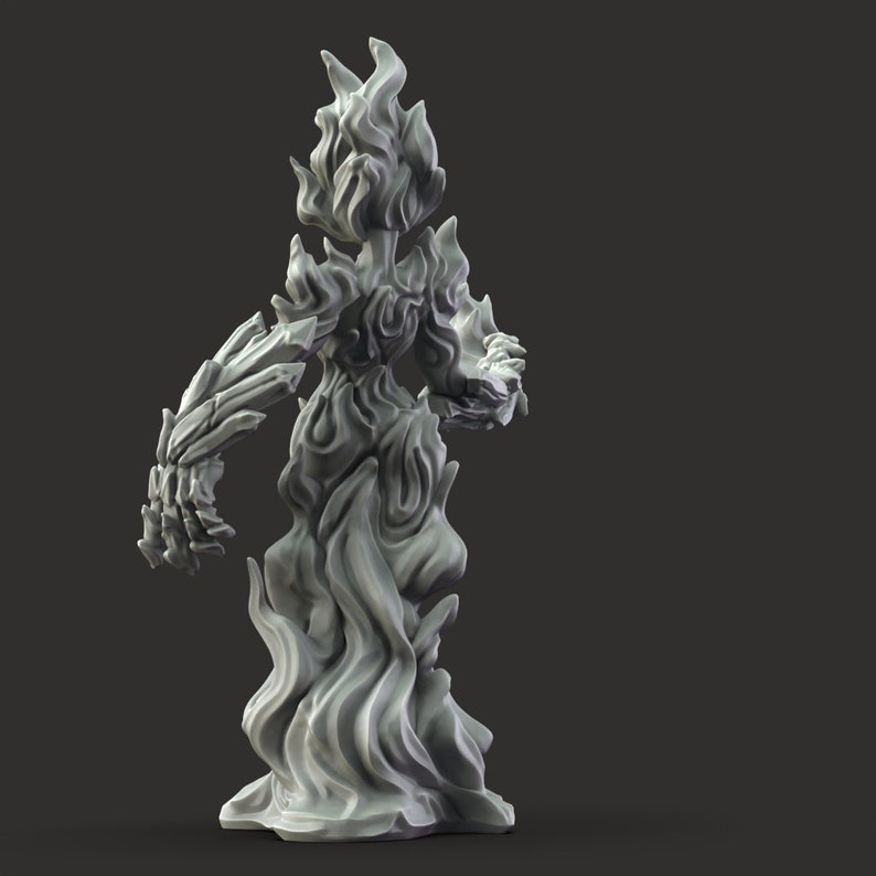 Ember - Fire Elemental Model for Dungeons and Dragons - Etsy