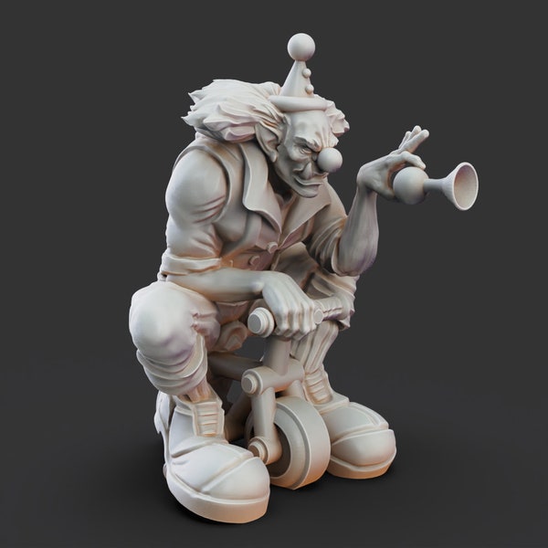 Tiny la miniature du clown pour Donjons et Dragons