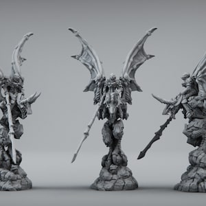 Dragon Rider miniature for Dungeons and Dragons