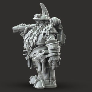 Grand Miner, Bjorn model for Dungeons and Dragons | Pathfinder